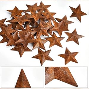 Gorgecraft30pcs1inchmetalrustybarnstarantiqueprimitivesrusticcountrytinsteelstarscraftsornamentsaccentsdecor3dtinstarforvintagehomefarmhousewalldecor Urban Country Home Decor Gorgecraft 30pcs 1 inch metal rusty barn star antique primitives rustic country tin steel stars crafts ornaments accents decor 3d tin star for vintage home farmhouse wall decor urban country home decor