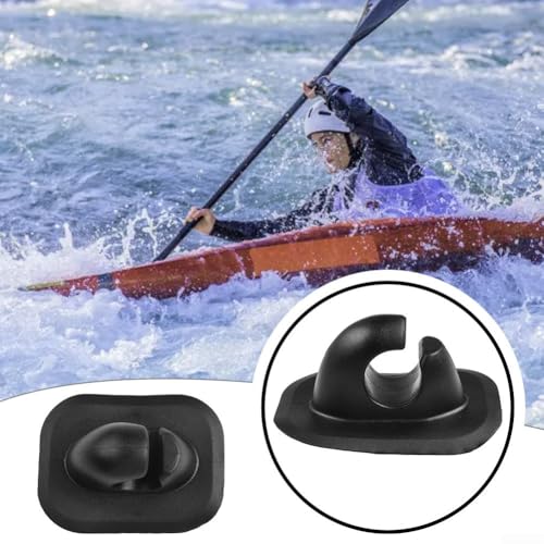 Clip de fixation pour pagaie | Support de pagaie en PVC pour bateaux gonflables | Support de rames pour bateau gonflable | Clip de rangement pour rames de bateau gonflable (noir) – vue 8