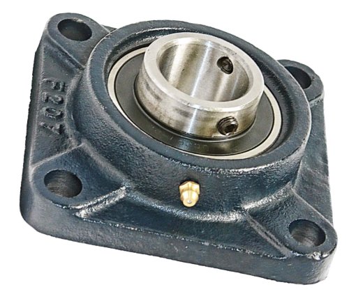 1-3/8" Bearing UCF207-22 + Square Flanged Cast Housing Mounted