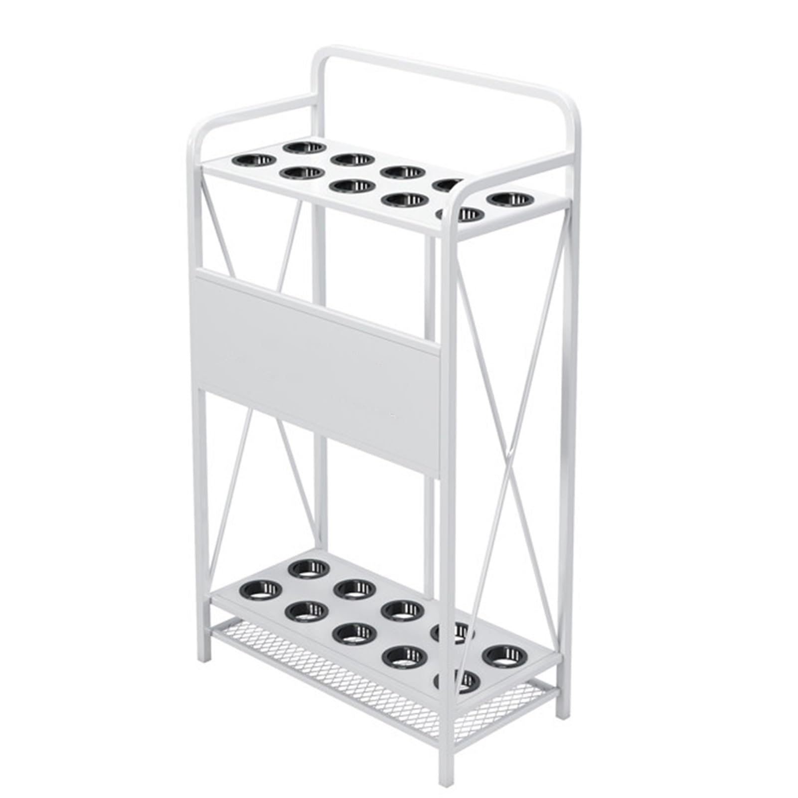 Porte-queues de billard en maille d'acier structure durable 57 x 29 x 70 cm
