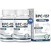 2025 New Bpc 157 Cápsulas de péptidos, Bpc-157 para la recuperación Muscular y del Entrenamiento para una recuperación más rápida y curación intestinal, suplemento sin Gluten, 60/120/180 CáPsulas (2)