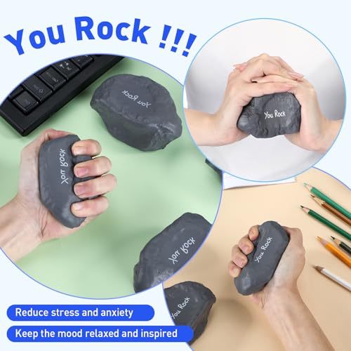 Stress-Balls-for-Adults-Funny-Inspirational-Stress-Reliever-Squeezable-Mini-Foam-Balls-Motivational-Funny-Stress-Relief-Gifts-Appreciation-Gifts10-PcsStone