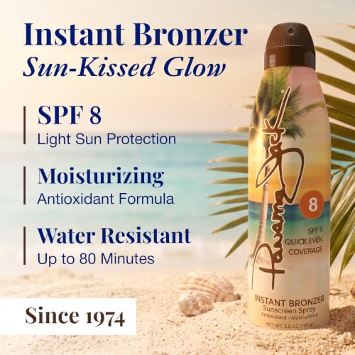 Image of Panama Jack Instant Bronzer Sunscreen, SPF 8, 5.5 OZ (Pack of 12)