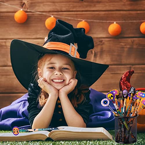 Kolewo4ever 50 lápices de Halloween con borrador miniatura 6