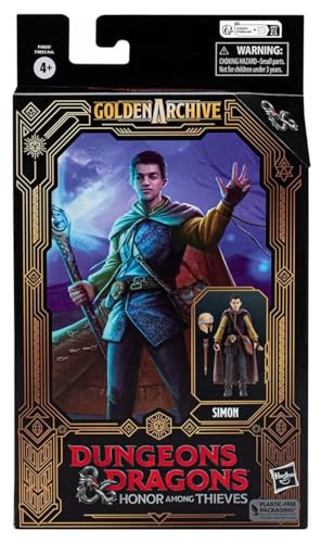 Dungeons & Dragons - El Honor Entre Ladrones - Golden Archive - Figura de colección de Simon a Escala de 15 cm Inspirada en la película de D&D