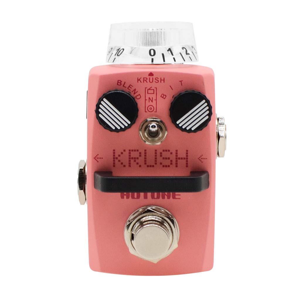 Hotone Skyline Krush Bitcrush Bitcrusher digitale. Frequenza di campionamento Riduttore del campione, Pedale Sintetizzatore per chitarra, Sintetizzatore Effetti LoFi