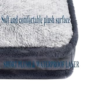   Dog-Bed-for-Large-DogsDog-Beds-for-Medium-Dogs-Waterproof-Removable-and-Machine-Washable-Cover-Plush-Faux-Fur-Surface-Soft-and-Comfortable-Plush-Dog-mat