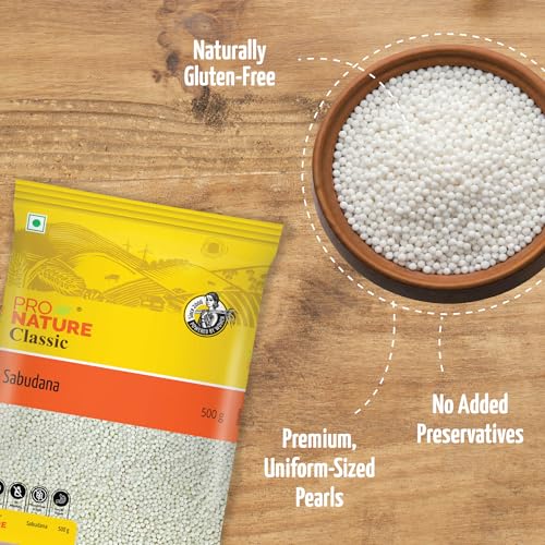 Image of Pro Nature Organic Sabudana 500 grams (Pack of 3)