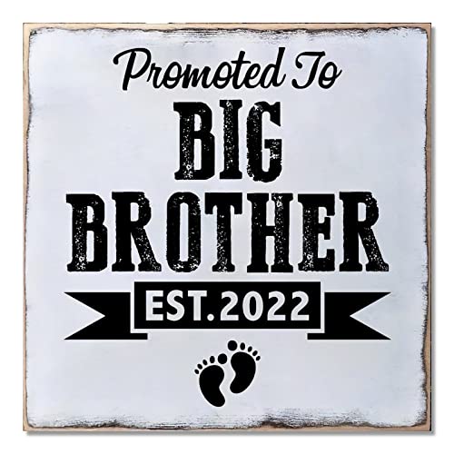 Panneau en bois New Brother Rimego le cadeau parfait pour fêter l'arrivée du frère
