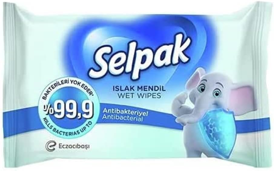 Selpak Cep Islak Mendil Antibalteriyel 3'lü (1 x 3 Adet)