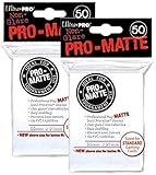 Ultra Pro PRO-MATTE (100 Count) White Deck Protector Sleeves - Magic the Gathering