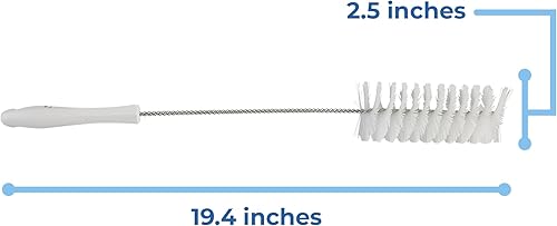 Vista 2 de Vikan cepillo suave para tubo, poliéster, Blanco, 1