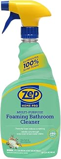 Zep Home Pro Foaming Bathroom Cleaner 32oz R53106 - Eucalyptus Sea Salt Scent, Tough on Soap Scum Mold Hard Water Stains