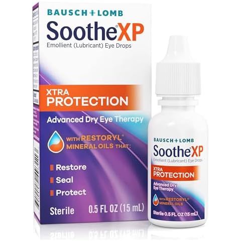 Soothe Bausch + Lomb XP Lubricant Eye Drops, Xtra Protection Formula, 0.5 Ounce/15 ml Cover