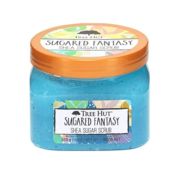 TREE-HUT-Sugared-Fantasy-Shea-Sugar-Scrub-18-Oz-Formulated-With-Real-Sugar-Certified-Shea-Butter-And-Blueberry-Extract-Exfoliating-Body-Scrub-That-Leaves-Skin-Feeling-Soft-Smooth-Sugared-Fantasy TREE HUT Sugared Fantasy Shea Sugar Scrub 18 Oz! Formulated With Real Sugar, Certified Shea Butter And Blueberry Extract! Exfoliating Body Scrub That Leaves Skin Feeling Soft & Smooth! (Sugared Fantasy)