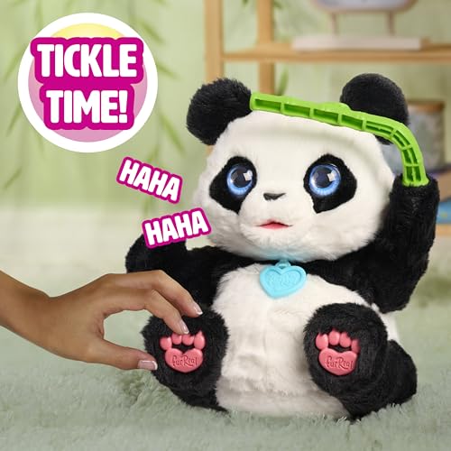 Just Play furReal Coco, der Panda, interaktives Plüschtier, über 60 Geräusche & Reaktionen, 27cm Kinderspielzeug ab 4 Jahren
