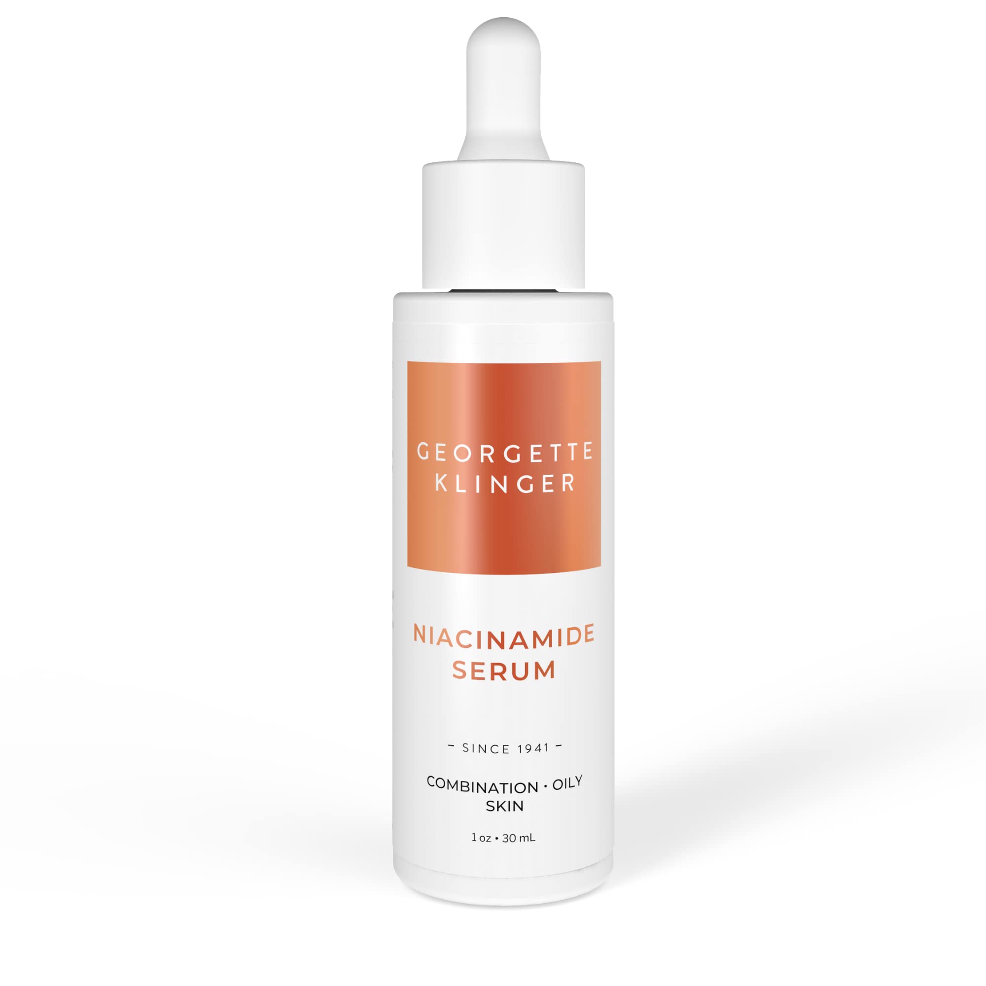 Niacinamide Serum - Minimizes Appearance of Pores, Balances Sebum Without Drying Skin, and Strengthens Moisture Barrier with Salicylic Acid and Hyaluronic Acid For Face - 1 oz by Georgette Klinger