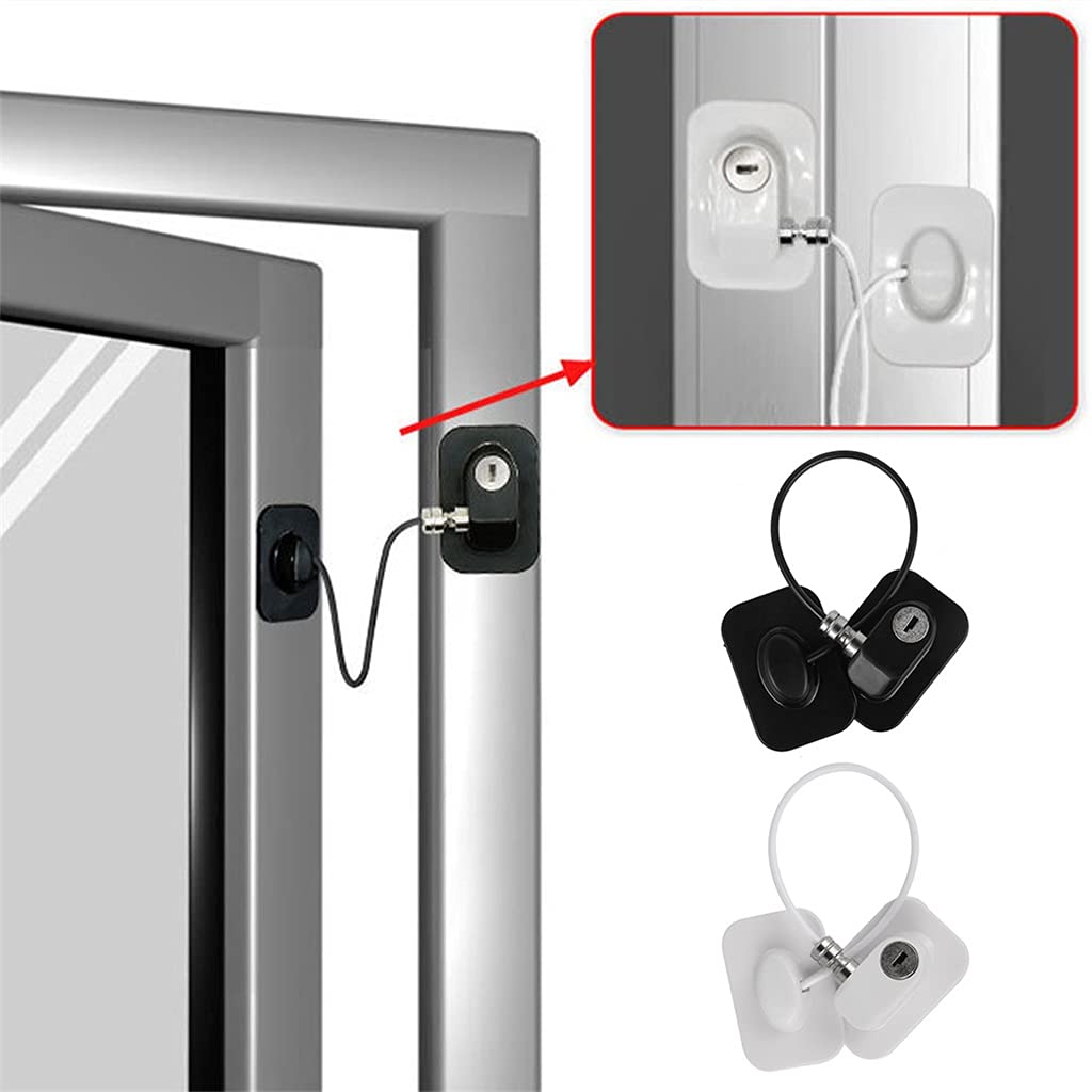 1 Ordenador Personal Bloqueo de Ventanas Bloqueo de Seguridad para niños Protección del bebé Niños de ser heridos por Bay Bloqueo Windows Cabinete de Puerta Limitador Limitador(3-Pack)