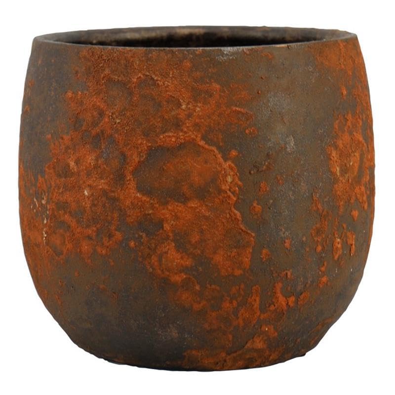Doniczka ceramiczna INNA-Glas OLEG, rdzawobrązowa, 35 cm, Ø 39 cm