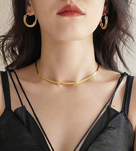 PROSTEEL 30/40/60/80/100mm Chunky Hoop Earrings For Women Gold Plated/Black Stainless Steel Hoops Earrings Statement Jewelry - Image 7