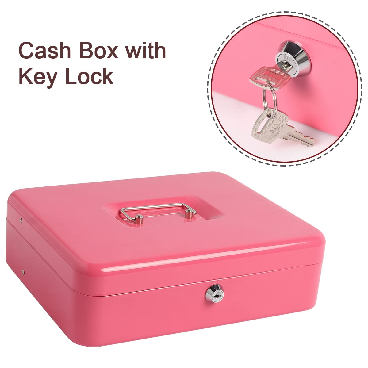 Amazon.co.jp: SAFEKENTOKO キャッシュボックス マネートレイとロック