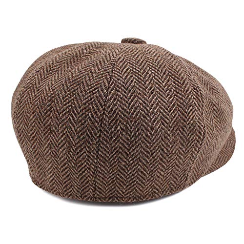Toddler Boys Newsboy Caps Baby Kids Driver Cap Hat Vintage Tweed Flat Pageboy Hats 1-4 Y3