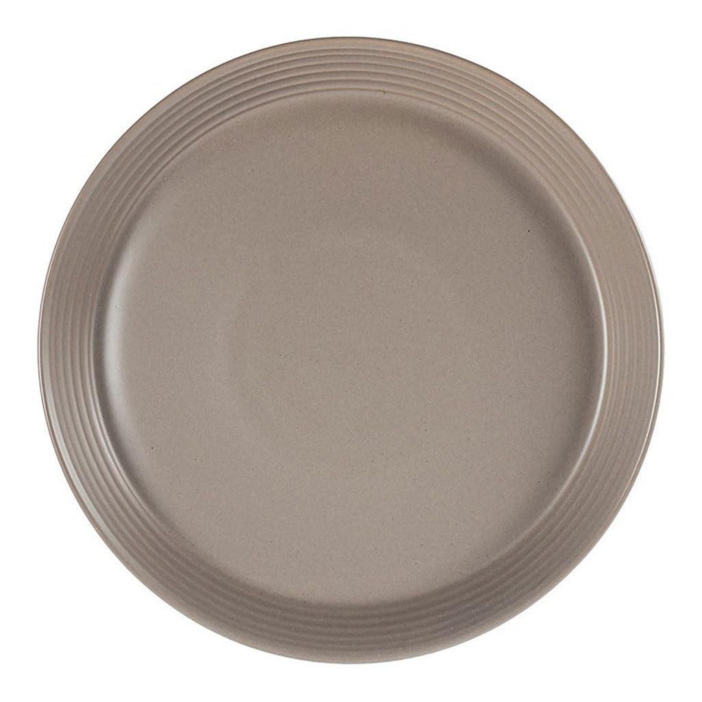 GFHTRELY Dinner Tray Simple retro spiral plate household ceramic dinner plate hotel restaurant western pasta plate dessert plate Dinner Plate(B)