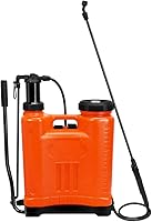 Vista 9 de Pulverizadores de 4 galones en césped y jardín con boquillas ajustables mochila manual pulverizador de bomba de mano, color azul