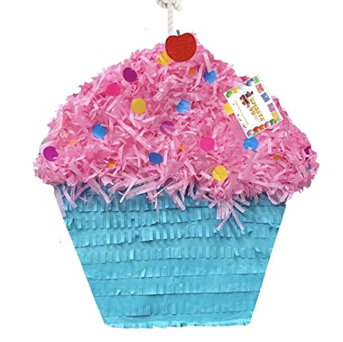 17” Cupcake Piñata Sweets Themed Birthday Party Decorations Two Sweet