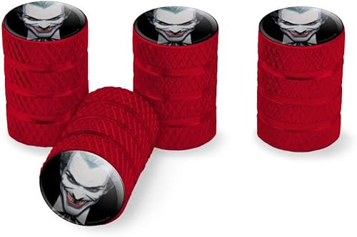 Batman Alex Ross Joker Head - Tapones de válvula de aluminio