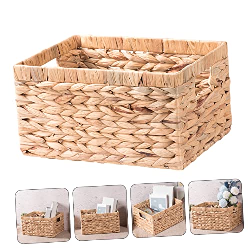 Panier de rangement tissé pour optimiser l'espace et ranger une table encombrée - 7