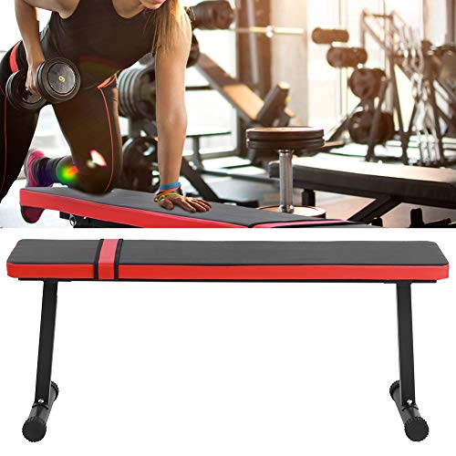 Platte Fitnesskruk, Platte Trainingsbank Halter Fitnessbank voor Thuisgymnastiek, Maximale Belasting 300 Kg, 114 X 33 X 47 Cm - Image 3