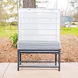 Vego garden Mesh Cover System for 2' x 4' Elevated Raised Garden Bed-V Series, 4 in 1 Trellis and Cover for Plants, Garden Bed Not Included