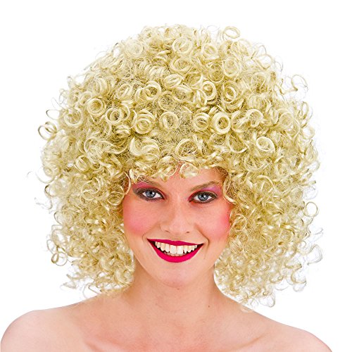 Wicked Costumes Adult 80's Blonde Disco Perm Fancy Dress Wig