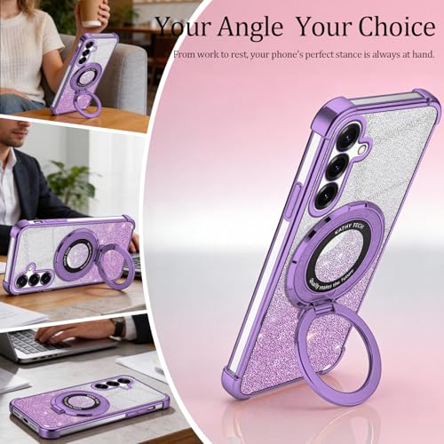 Coque Samsung Galaxy A35 5G anti-chute protège écran objectif silicone violette