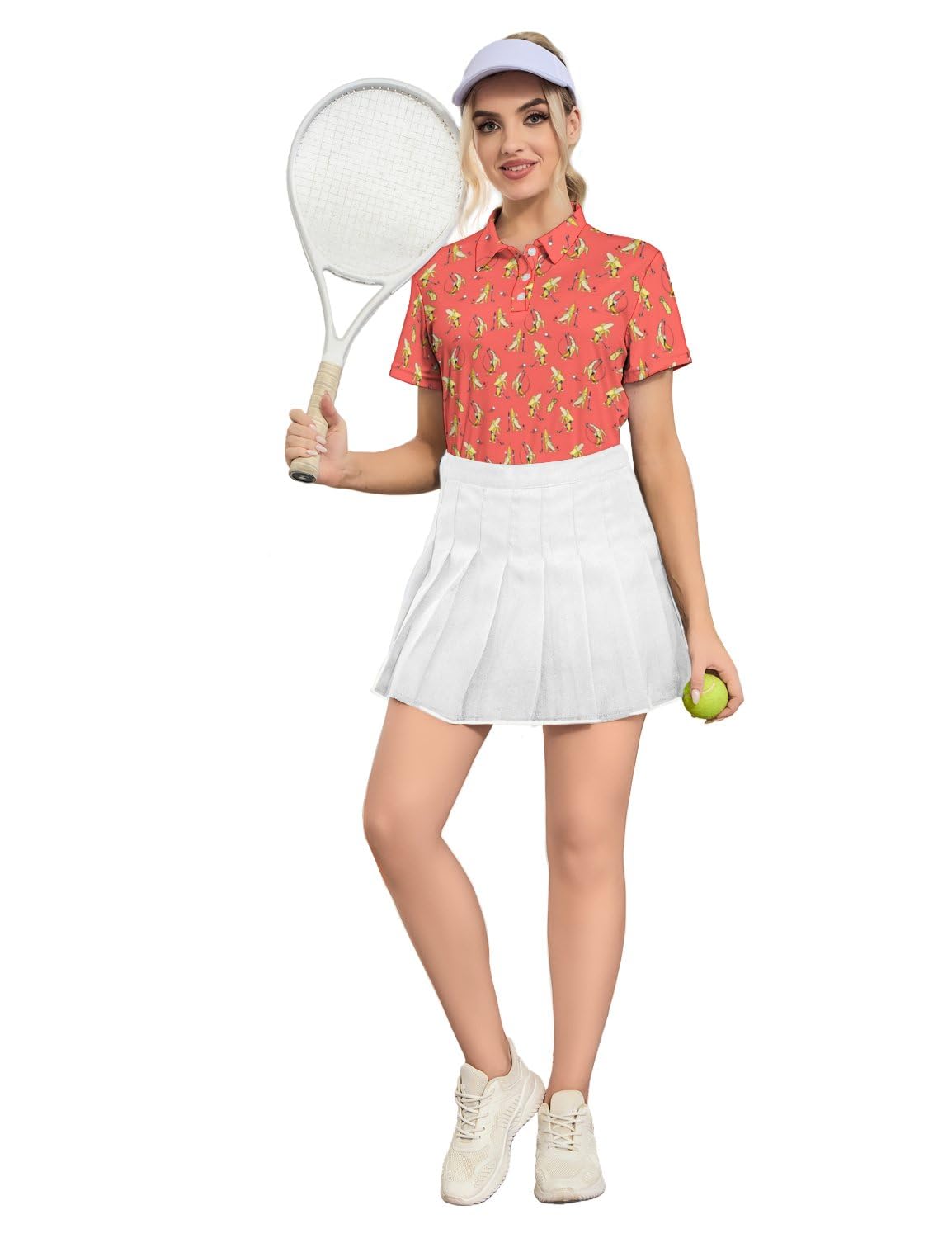 HUURAY Polo de golf à séchage rapide pour femme - Évacuation de l'humidité - Cadeaux de golfeur