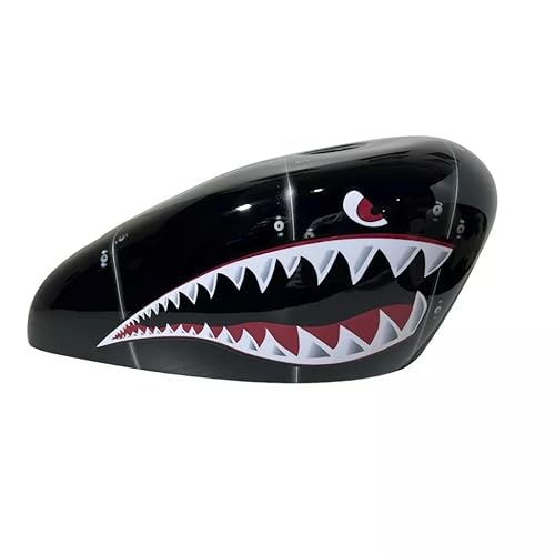 MotorcycleGas Tank Cover Metal Shark SimonKustom, Choose Your Bike Your