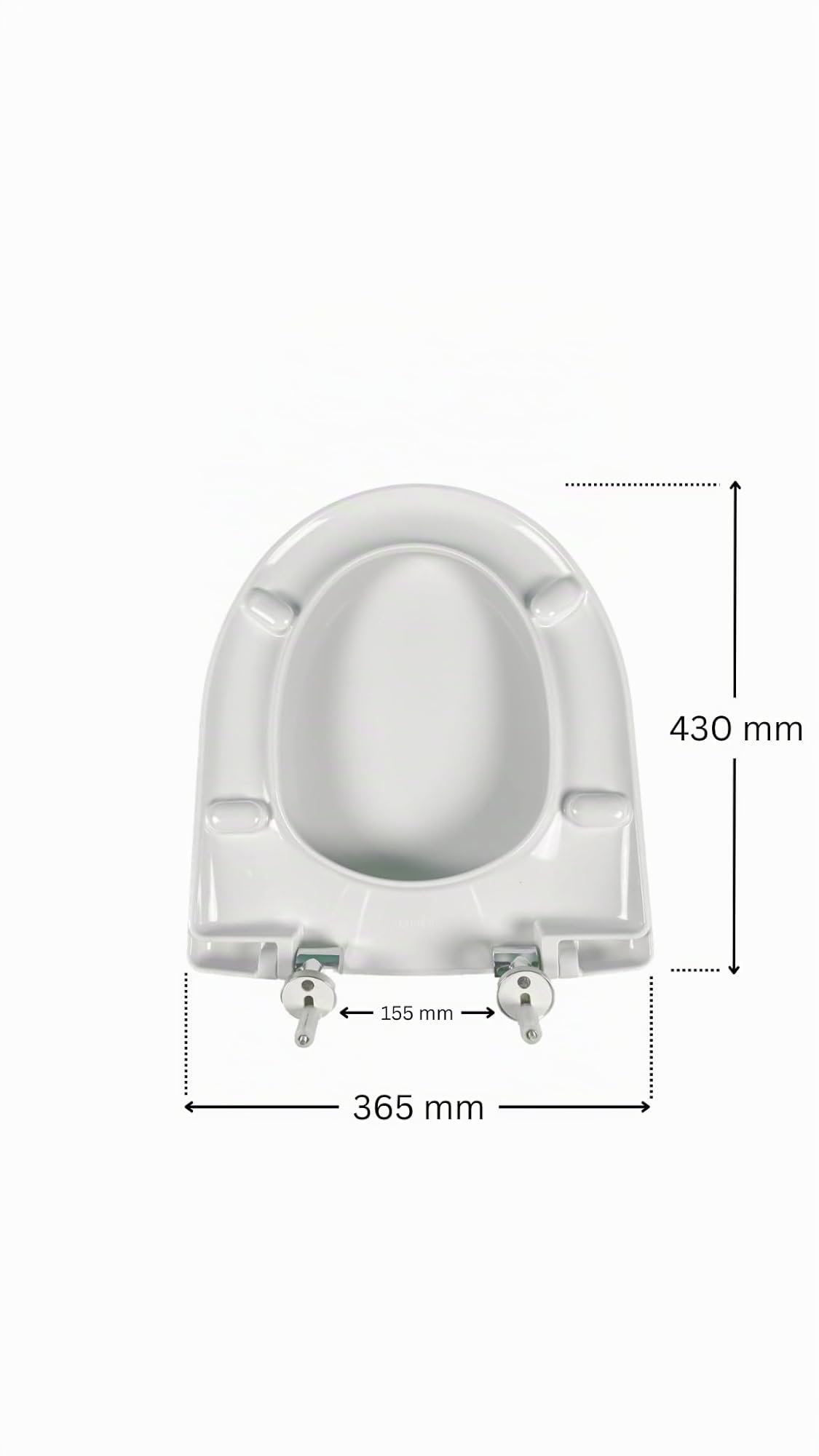 Jacob Delafon Odeon – Abattant Thermodur avec charnière Blanc