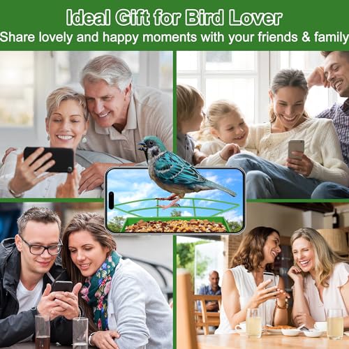 Smart Bird Feeder Camera with Solar Panel - AI Identification, Motion Detection, Wireless Video Capture for Bird Lovers - Metal Case by Camii - Image 9