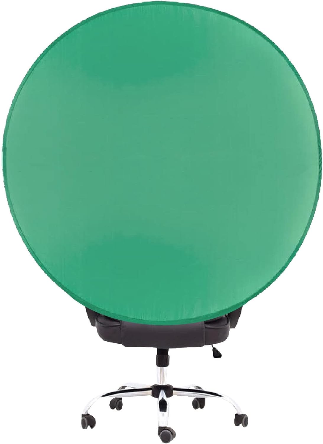 PRYMALL Pop Up Green Screen Background Chair Attachment for Streaming Online with Storage Bag (50in, Chromakey Green)