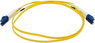 Monoprice Fiber Optic Cable, LC/LC, Single Mode, Duplex - 1 meter (9/125 Type) - Yellow