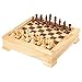 Produktbild Small Foot 7580 Spiele-Set aus natürlichem Holz, fünf Gesellschaftsspiele in einem, Dame, Schach, Backgammon, UVM.