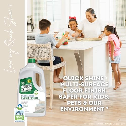 Quick Shine 1200-00064U Multi Surface Floor Finish 64Oz | Cleaner & Polish To Use thumb #7