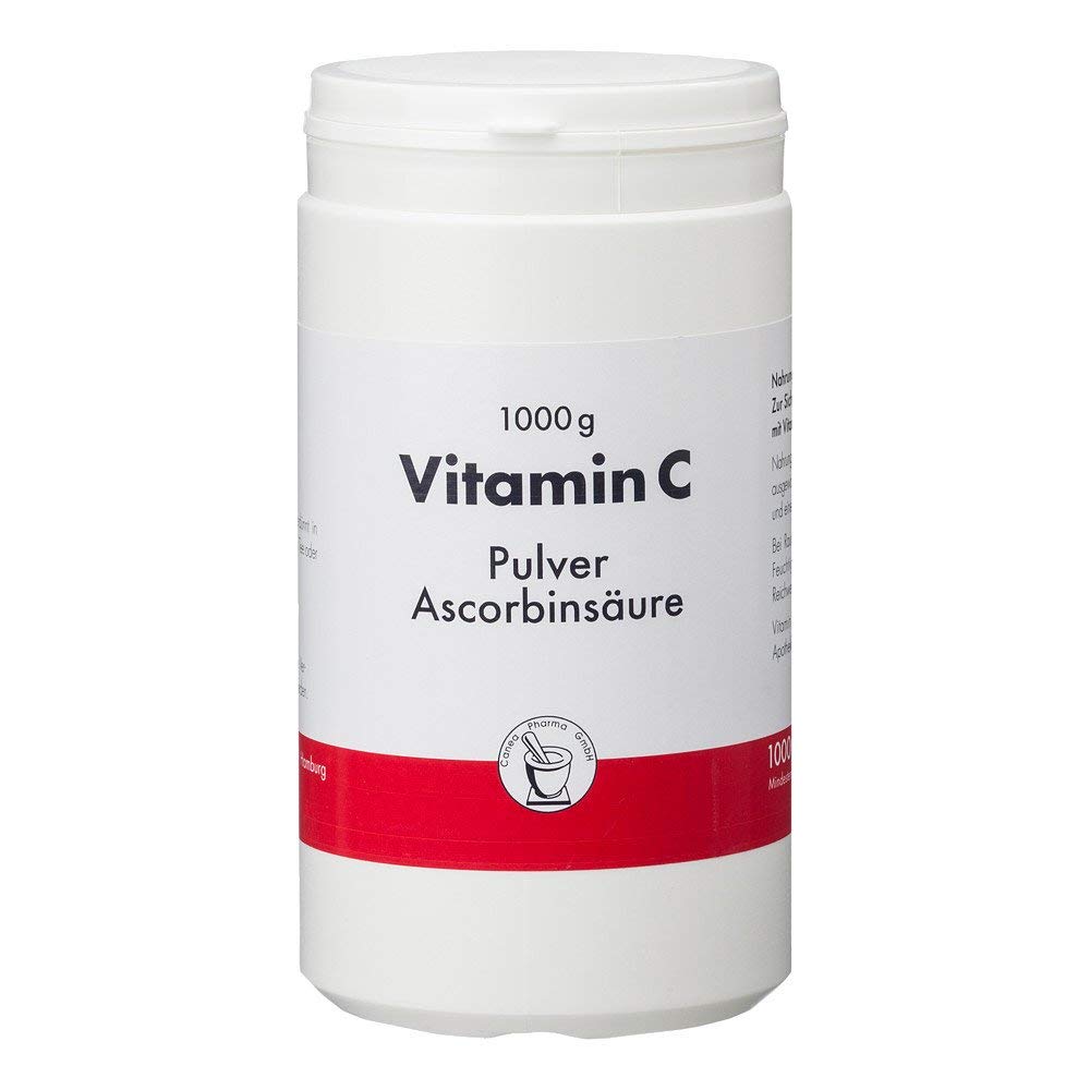 Pharma-Peter VITAMIN C CANEA Ascorbinsäure Pulver Dose, 1000 g
