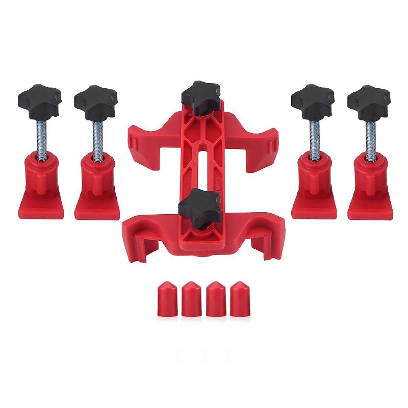 Kit com 9 peças de ferramenta de travamento de engrenagens de comando duplo Aramox para correias dentadas
