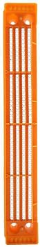 SECFOU 2pc Beekeeping Pollen Collector with Metal Hole, ABS Orange Tool