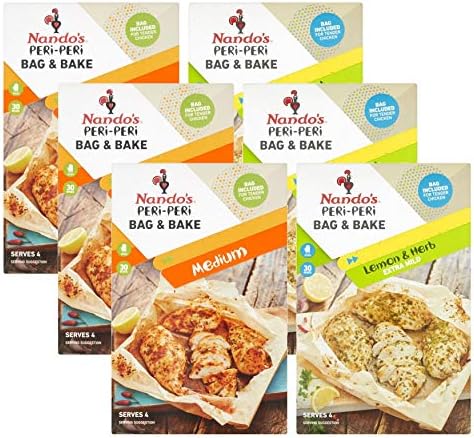 Assorted Flavours Pack - Nando's Bake & Bag 20g (Pack of 6)