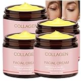 Anti-Falten-Gesichtscreme – Feuchtigkeitsspendende, Anti-Aging- und straffende Tages- und Nachtcreme – Leichte Feuchtigkeitscreme für alle Hauttypen – Kollagen- und Elastizitätscreme (4PCS)