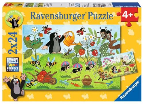 Ravensburger Kinderpuzzle - 08861 Der Maulwurf im Garten - Puzzle für...