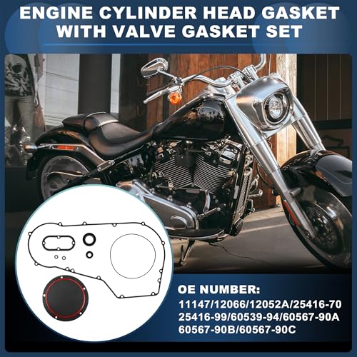 Juntas de cubierta primaria ACROPIX para Harley Dyna 1999-2005 y Softail 1999-2006 2